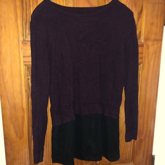 Deep Purple Layered Sweater - Picture 4 of 5